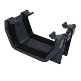 Aquaflow Anthracite Grey Square Guttering Union Bracket - 114mm