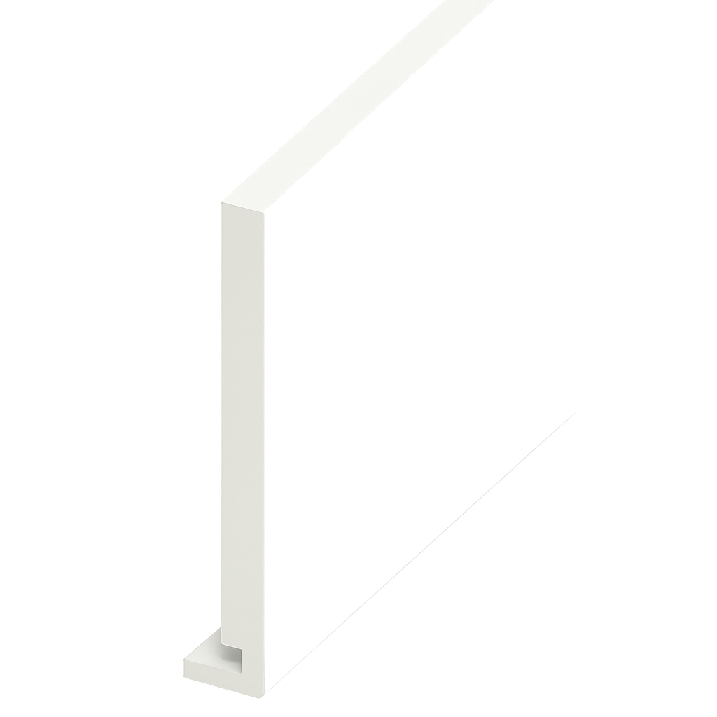 White Smooth Standard Fascia Euroboard - Length 5m x Width 175mm