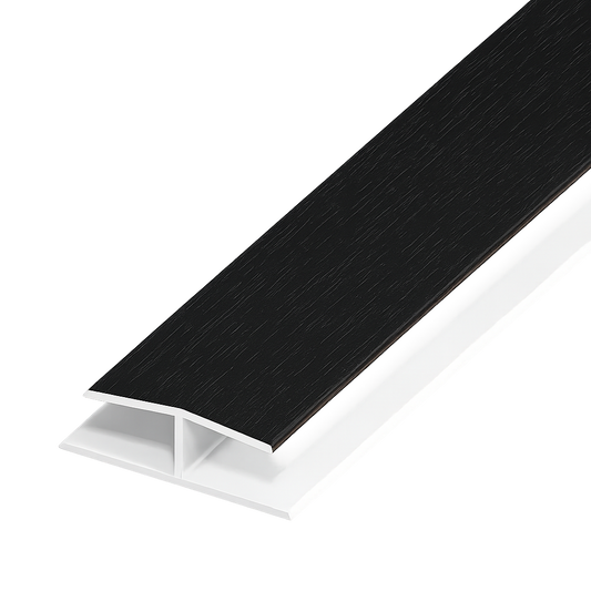 Black Ash Woodgrain Panel Joint - Length 5m x Width 40mm