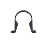 Aquaflow Anthracite Grey Round Guttering Downpipe Clip - 112mm