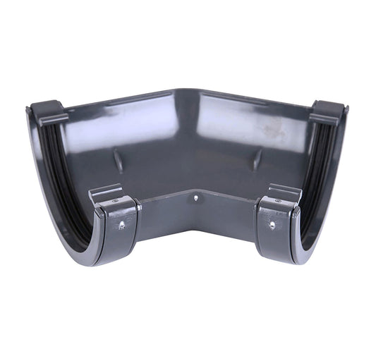 Aquaflow Anthracite Grey Half Round Guttering 135° Angle - 112mm