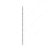 White Smooth Hollow Soffit Board - Length 5m x Width 300mm