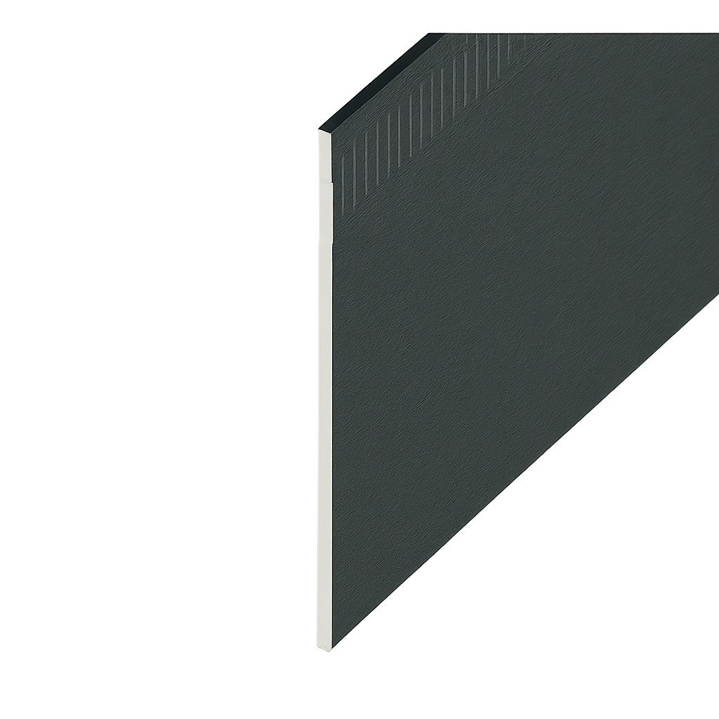 Anthracite Grey Woodgrain 10mm Airspace Eurosoffit Board - Length 5m x Width 300mm