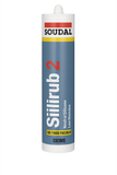 Soudal Anthracite Grey Silirub2 LMN Silicone Sealant - 300ml