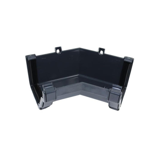 Aquaflow Anthracite Grey Ogee Guttering 135° Internal Angle - 135mm