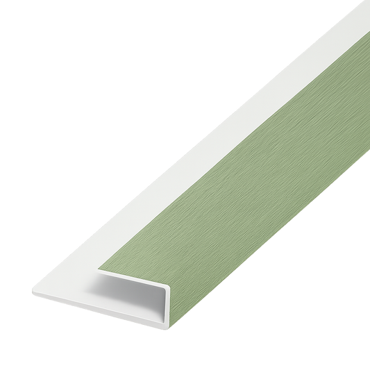 Chartwell Green Woodgrain Board Clip - Length 5m x Width 25mm