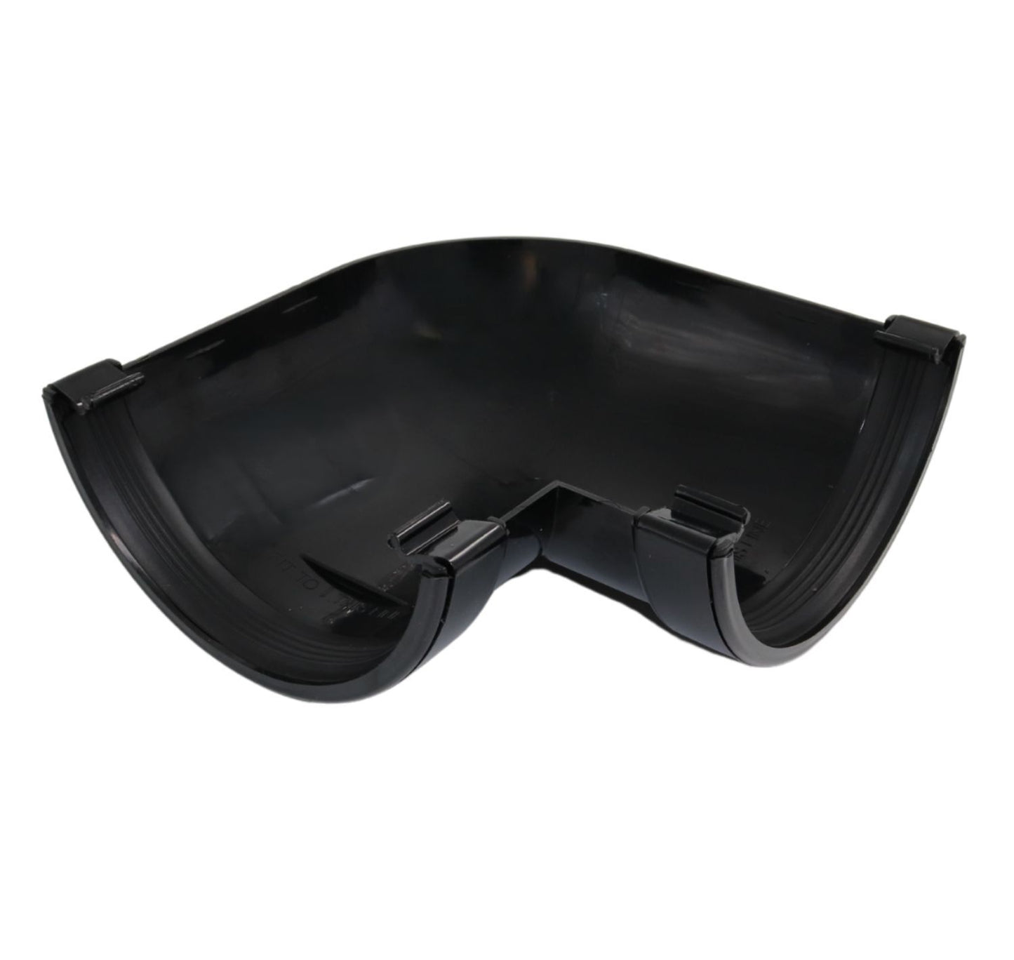 Aquaflow Black Commercial Guttering 90° Angle - 170mm