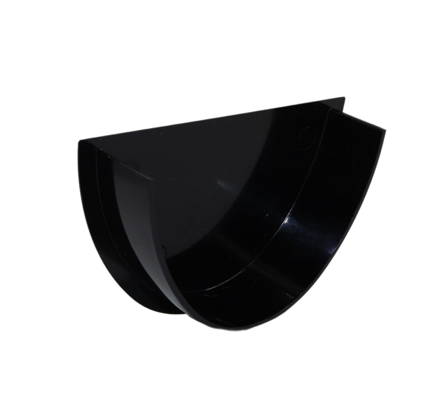 Aquaflow Black Deepflow Guttering Internal Stop-end - 114mm