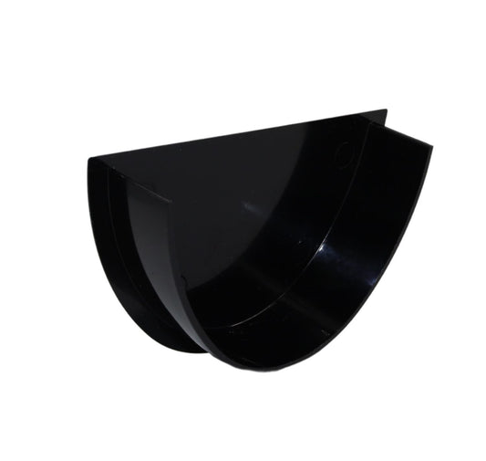 Aquaflow Black Deepflow Guttering Internal Stop-end - 114mm