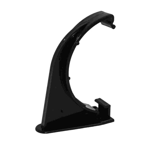 Aquaflow Black Half Round Guttering Fascia Bracket - 112mm