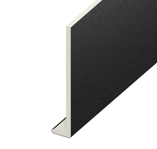 Eurocell uPVC Fascia Capping Board – Black Ash, 5m x 250mm (Standard)