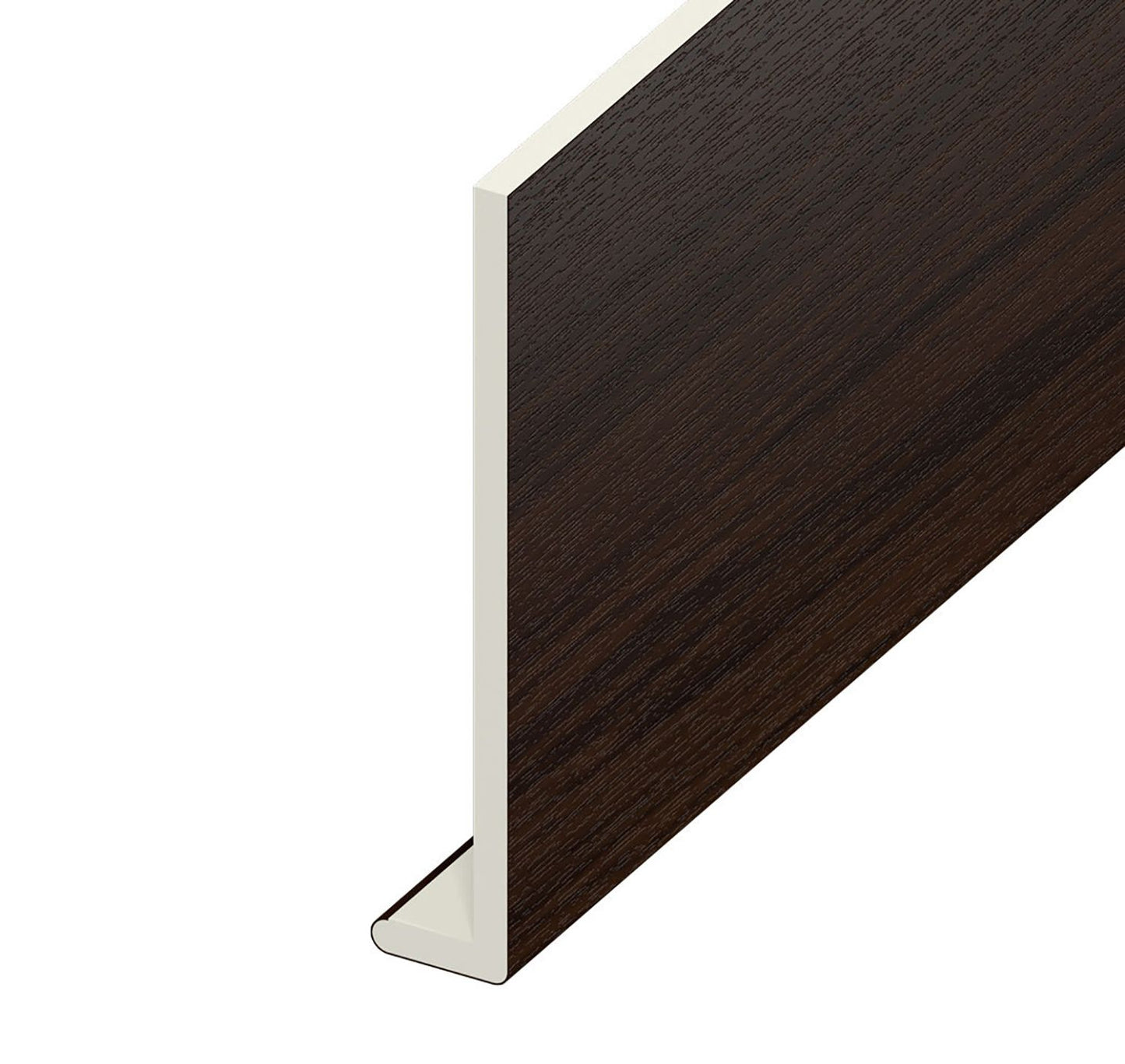 Eurocell uPVC Fascia Capping Board – Rosewood, 5m x 225mm (Standard)