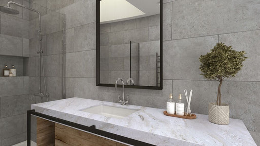 Zest - Grey Concrete Tile 300 x 600