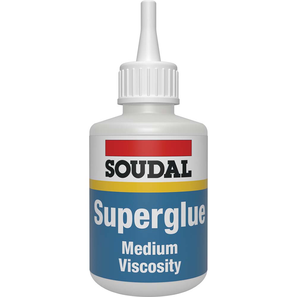 Soudal Medium Viscosity Cyano Acrylate - Clear (50g)