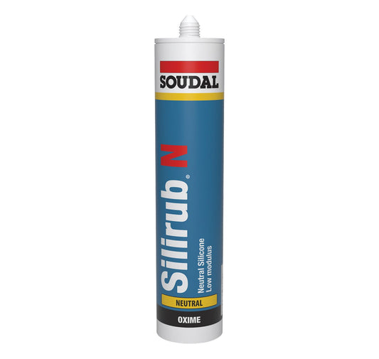 Soudal Brown Silirub N LMN Building Silicone Sealant - 300ml