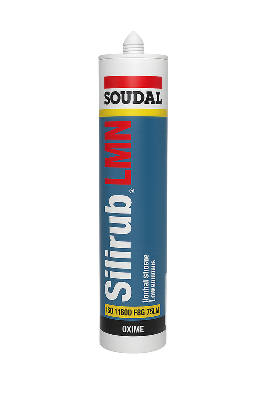 Soudal Brilliant White Silirub2 LMN Silicone Sealant - 300ml