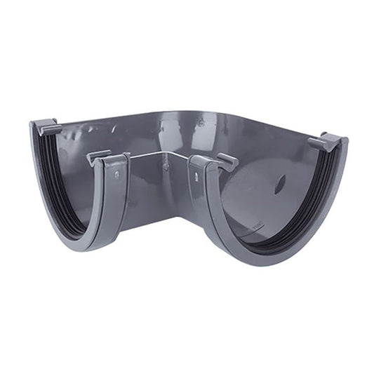 Aquaflow Anthracite Grey Deepflow Guttering 90° Angle - 114mm