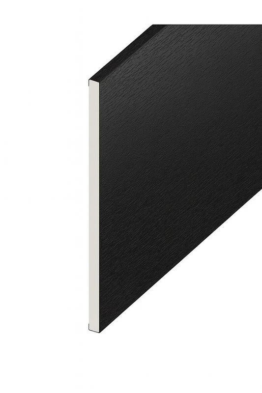 Black Ash Woodgrain Utility Board - Length 5m x Width 200mm