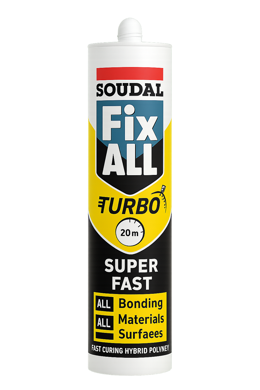 Black Fix All Turbo Sealant Adhesive - 290ml