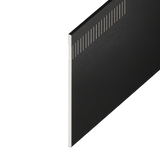 Black Ash Woodgrain 10mm Airspace Eurosoffit Board - Length 5m x Width 150mm