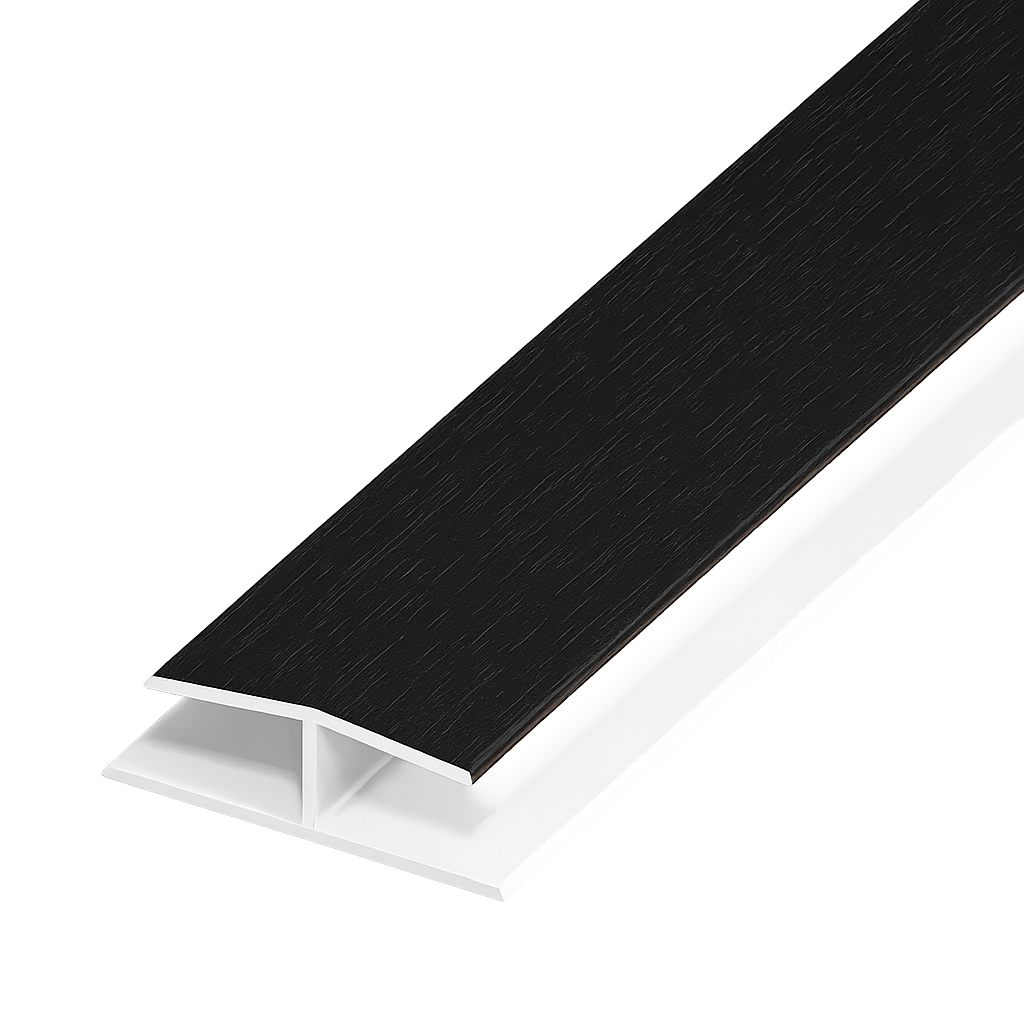 Black Ash Woodgrain Panel Joint - Length 5m x Width 40mm