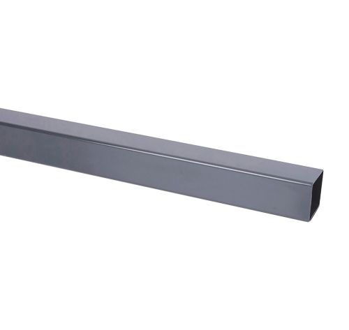 Aquaflow Anthracite Grey Square Guttering Downpipe - 65mm x Length 4m