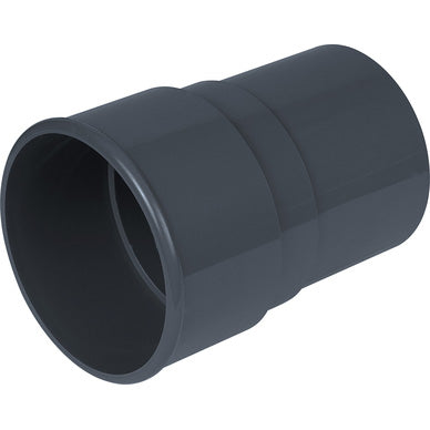 Aquaflow Anthracite Grey Round Guttering Downpipe Socket - 112mm