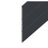 Anthracite Grey Smooth Hollow Soffit Board - Length 5m x Width 300mm