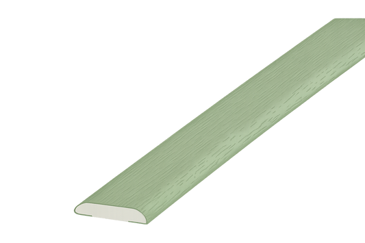 Chartwell Green Woodgrain D Moulding Finishing Trim - Length 5m x Width 25mm