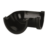 Aquaflow Black Deepflow Guttering 90° Angle - 114mm