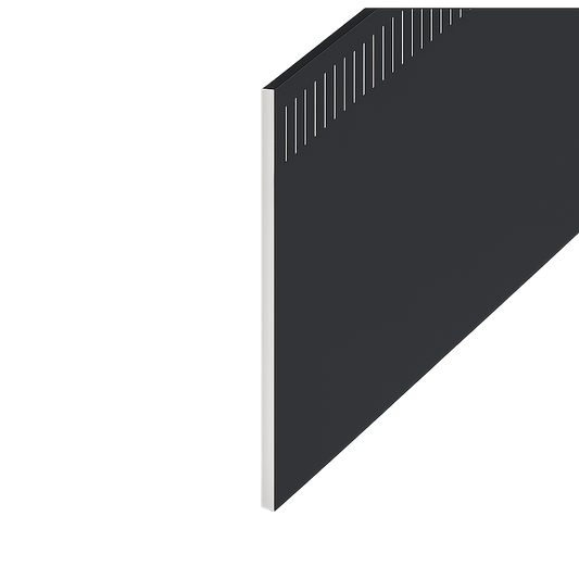 Anthracite Grey Smooth 10mm Airspace Eurosoffit Board - Length 5m x Width 300mm