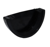Aquaflow Black Deepflow Guttering External Stop-end - 114mm