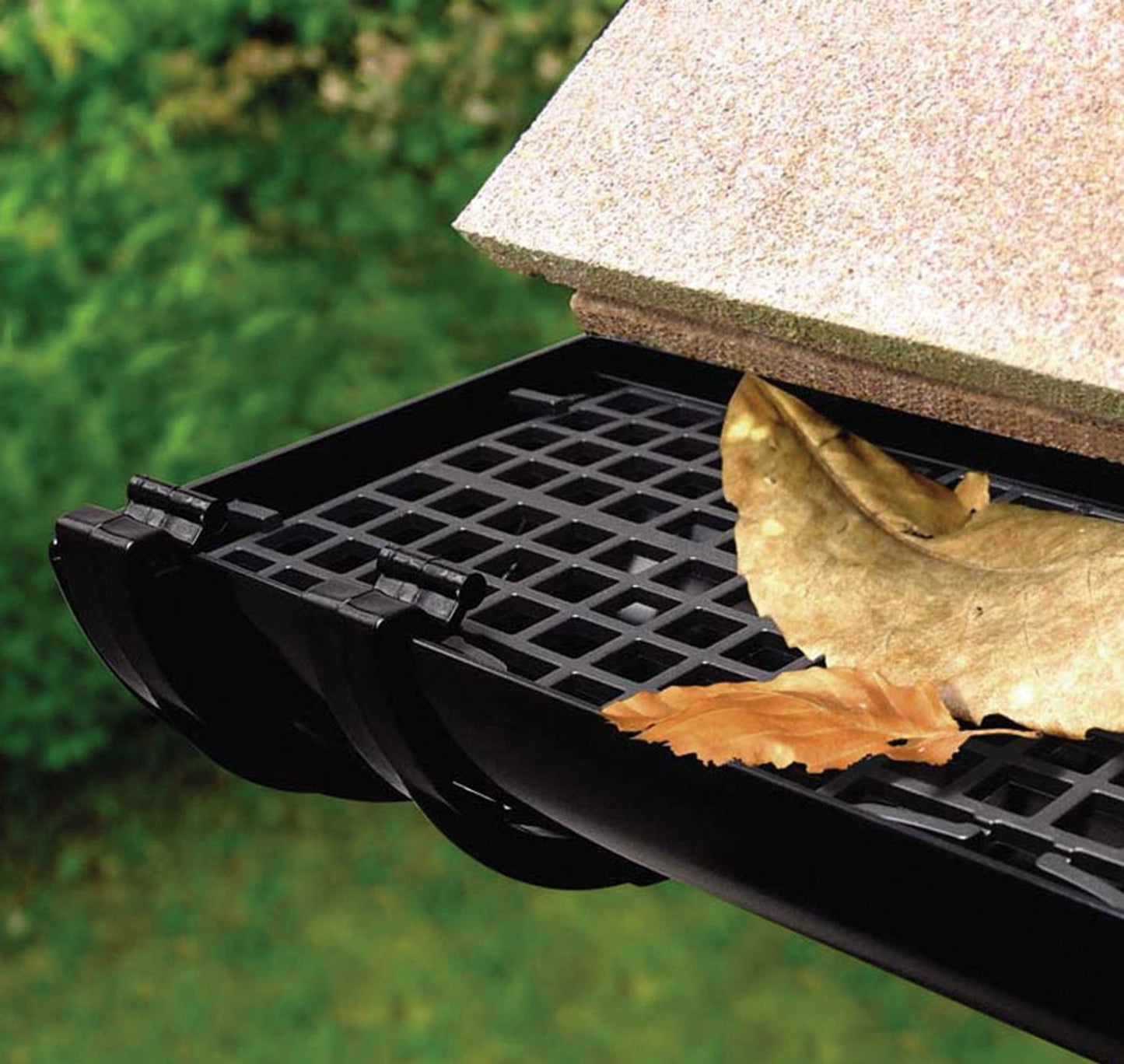 Aquaflow Black Gutter Protection Guard - Length 5m