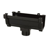 Aquaflow Black Ogee Guttering Running Outlet - 135mm