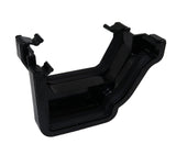 Aquaflow Black Ogee Guttering Square Gutter Adaptor Right Hand - 135mm