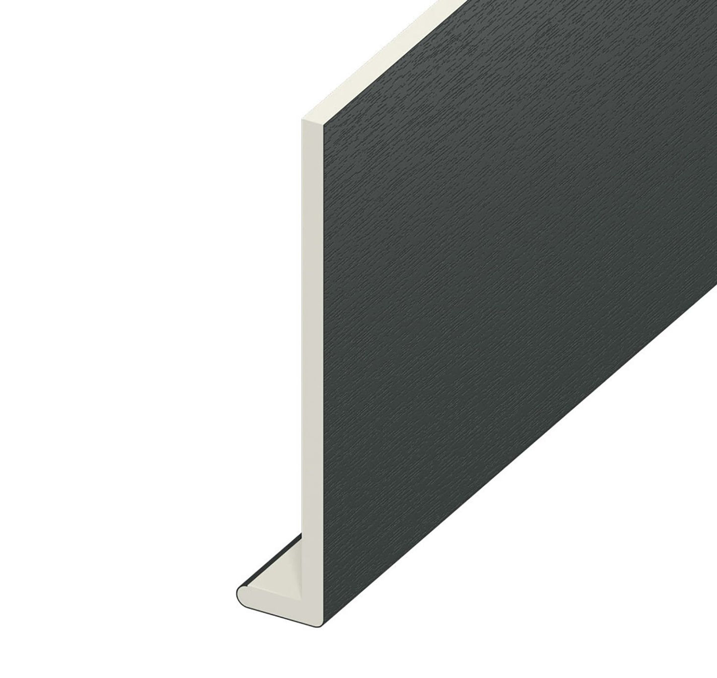 Eurocell uPVC Fascia Capping Board – Anthracite Grey, 5m x 200mm (Standard)