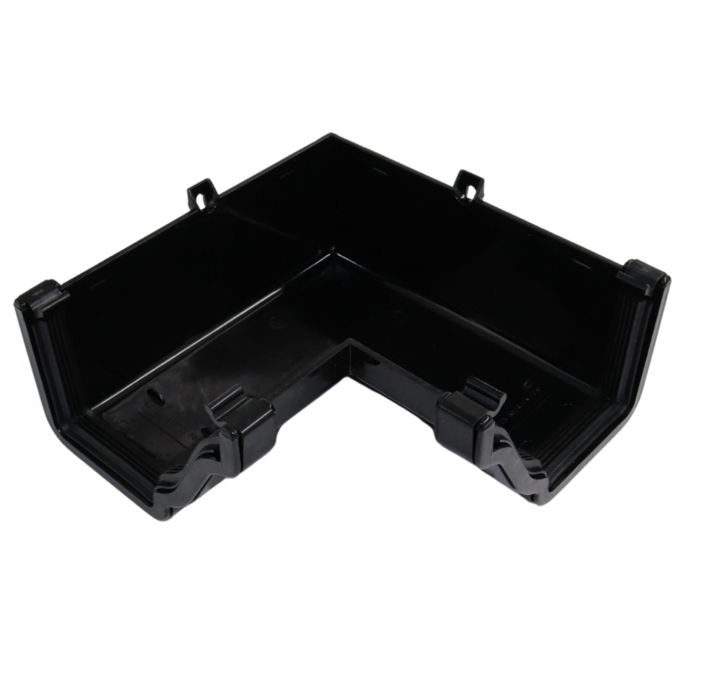 Aquaflow Black Ogee Guttering 90° Internal Angle - 135mm