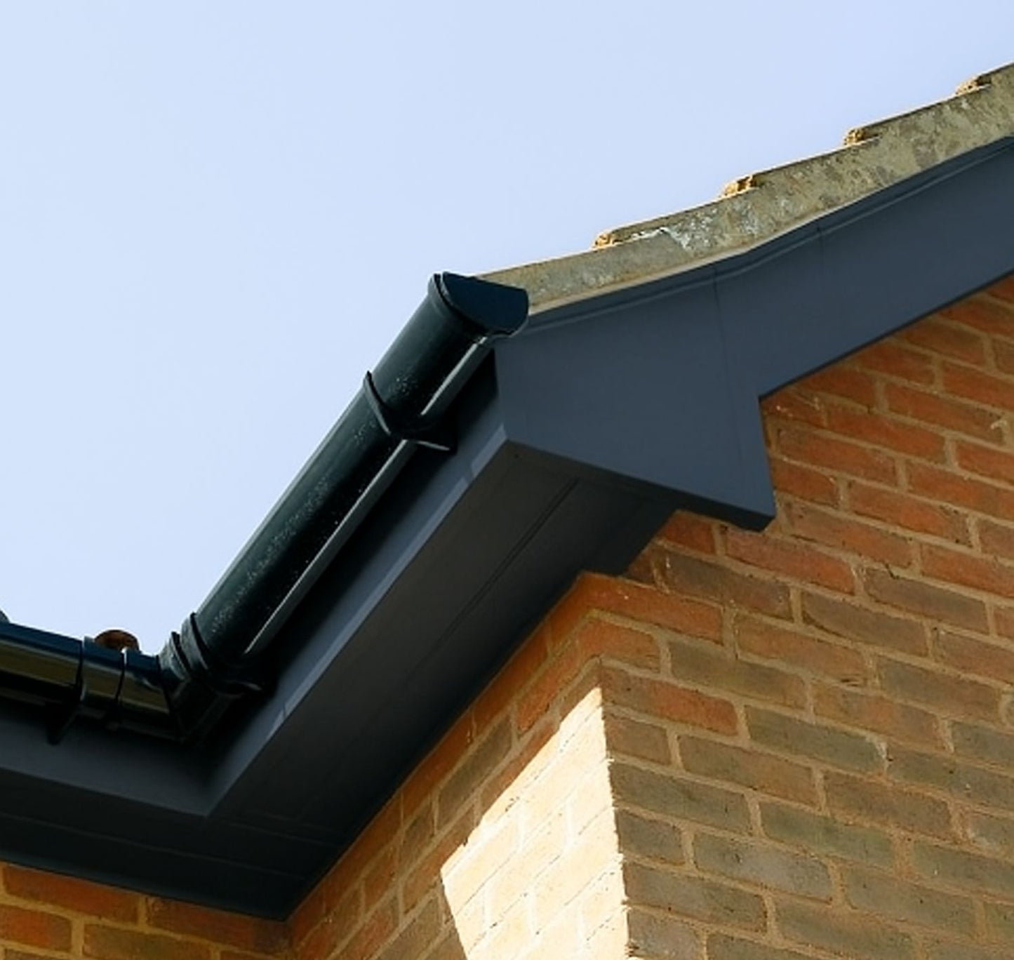 Slate Grey Woodgrain Standard Fascia Euroboard - Length 5m x Width 200mm