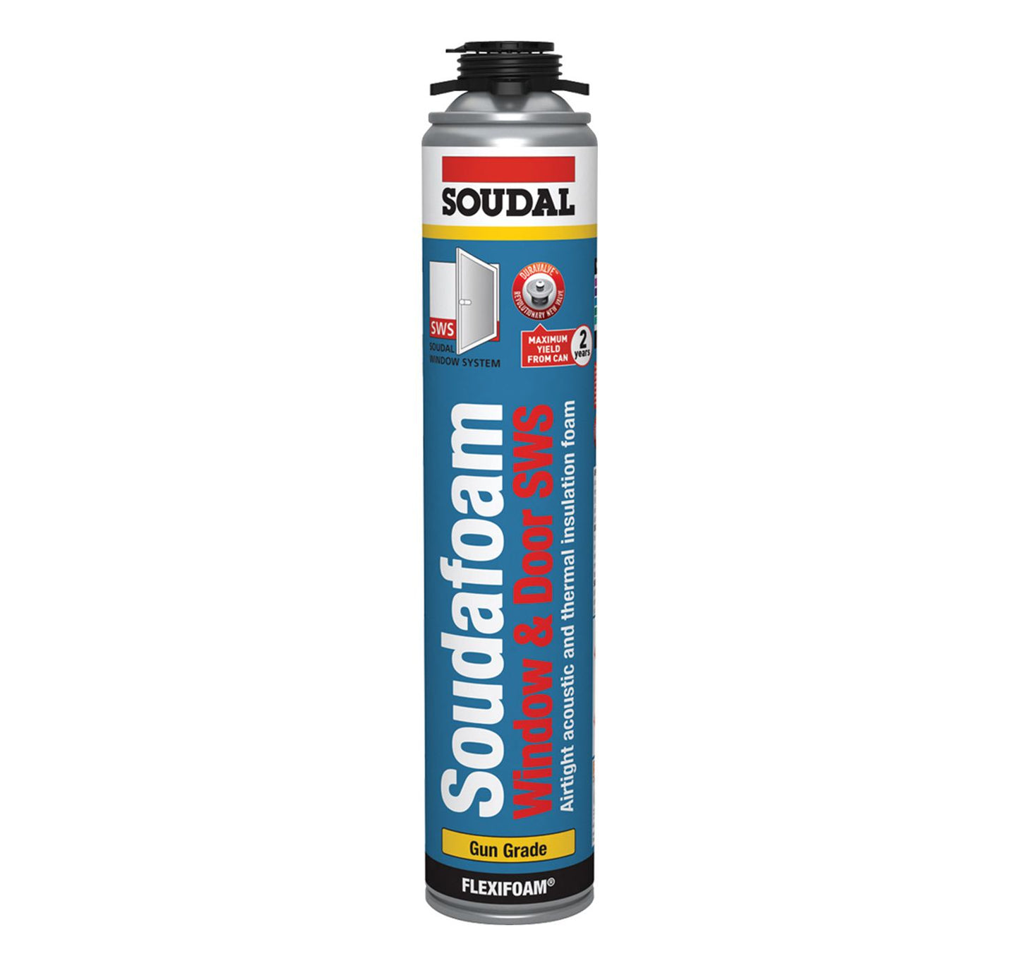 Soudal Expanding Foam Gap Filler - Gun grade 750ml