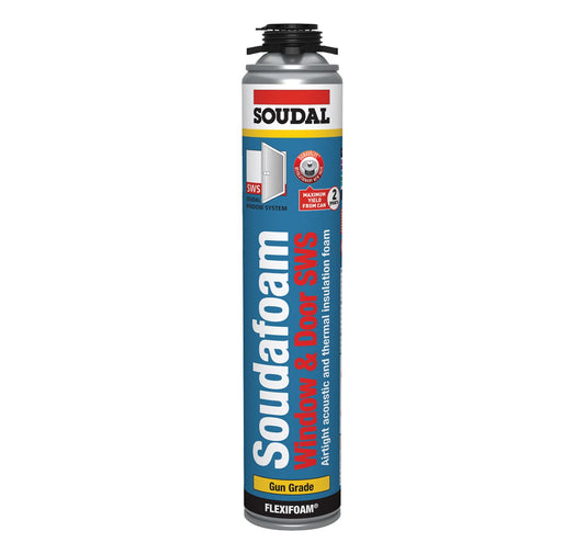 Soudal Expanding Foam Gap Filler - Gun grade 750ml