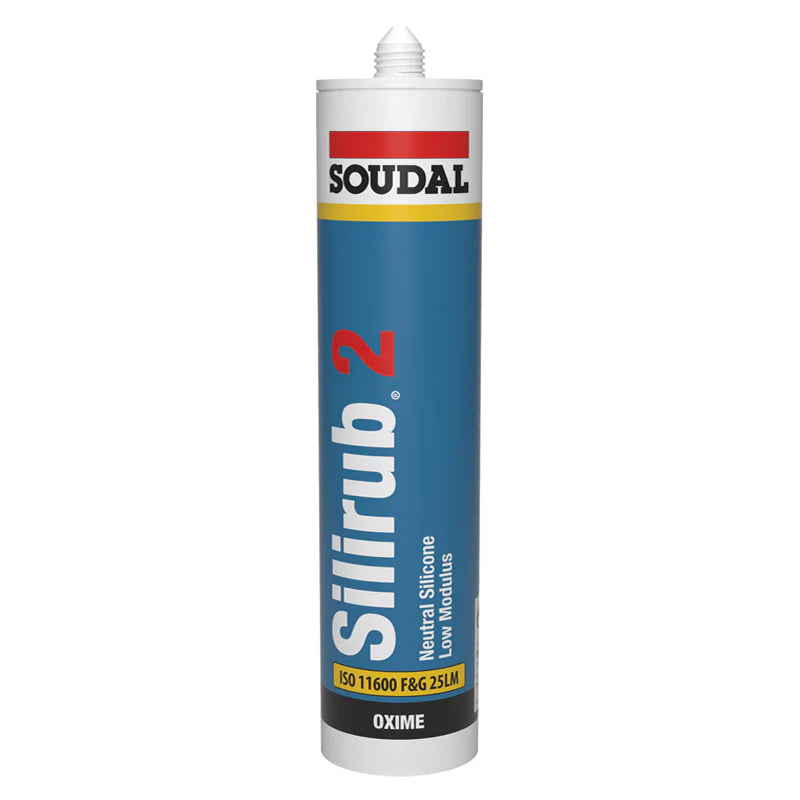 Soudal Toffee Silirub2 LMN Silicone Sealant - 300ml