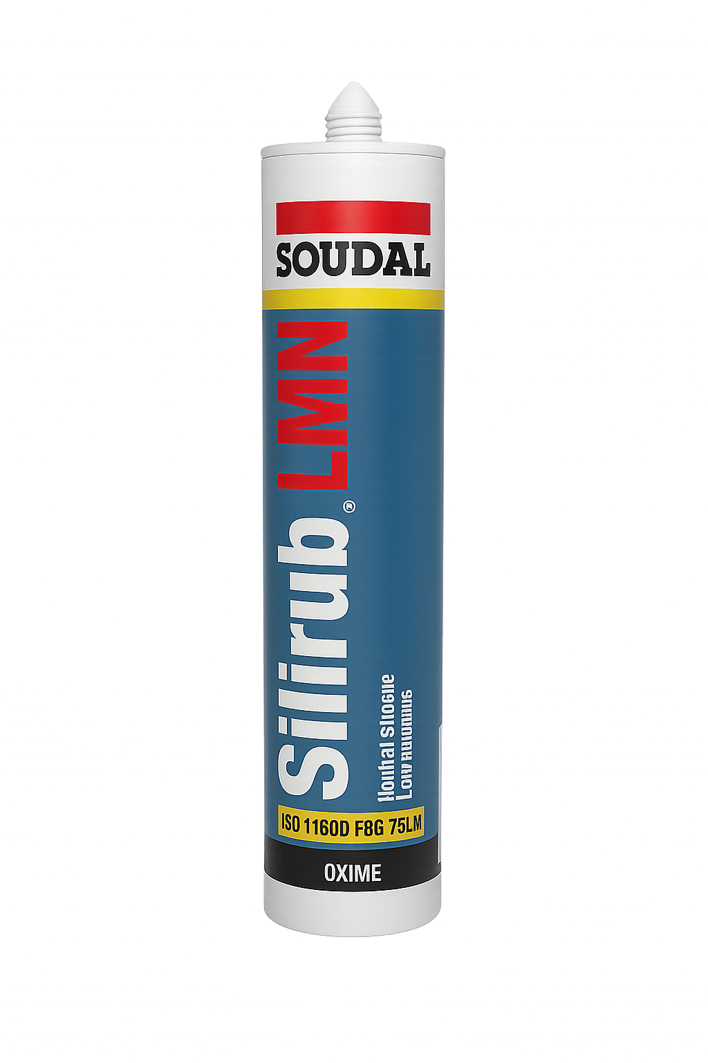 Soudal Brilliant White Silirub2 LMN Silicone Sealant - 300ml