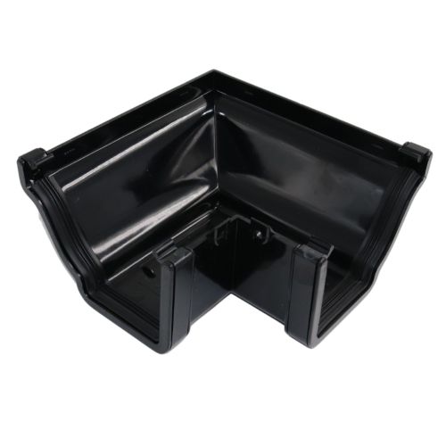 Aquaflow Anthracite Grey Ogee Guttering 90° External Angle - 135mm