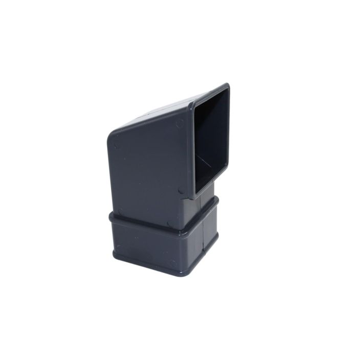 Aquaflow Anthracite Grey Square Guttering Shoe - 114mm