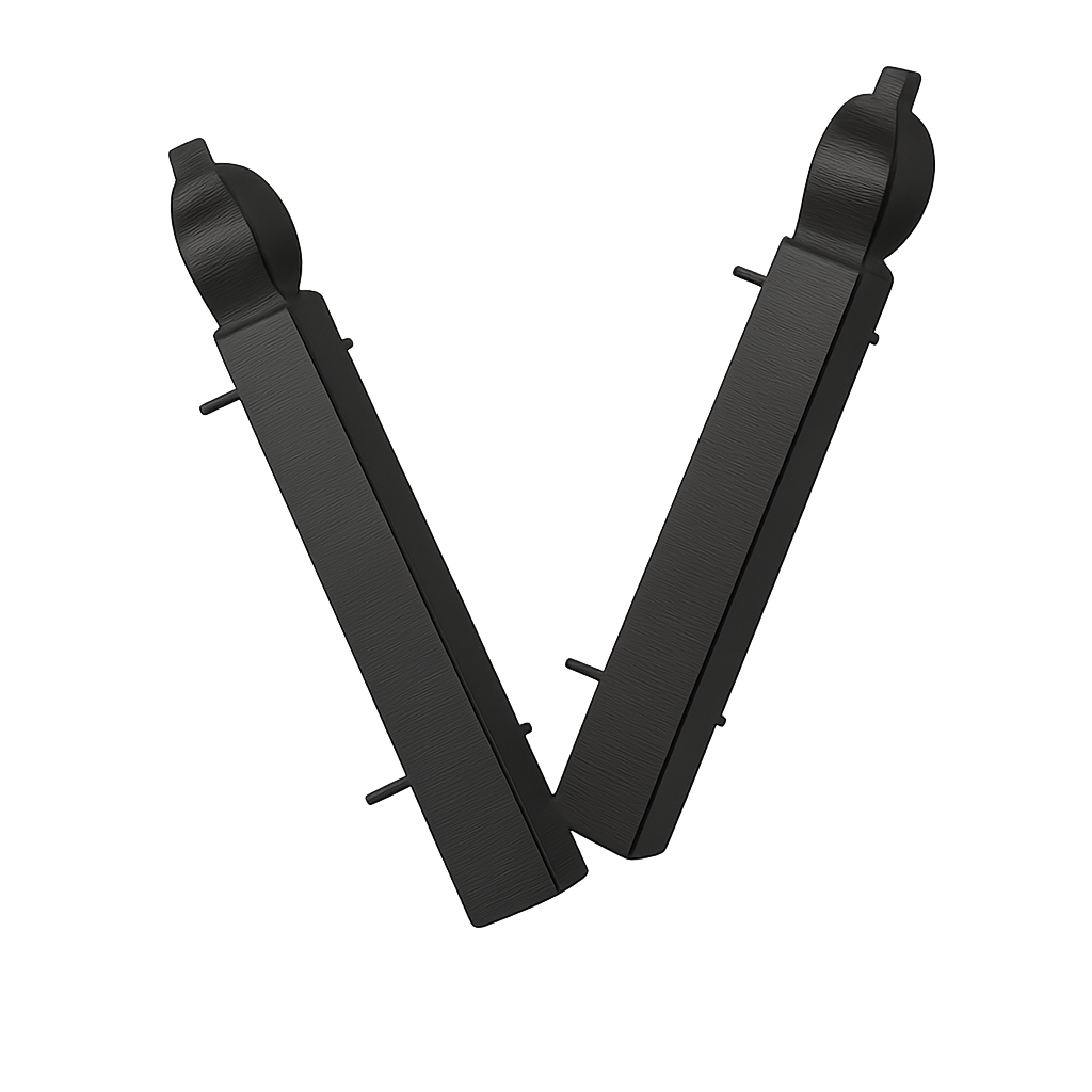 Anthracite Grey Skirting Board Ogee External Corners Pack of 2 - 150mm