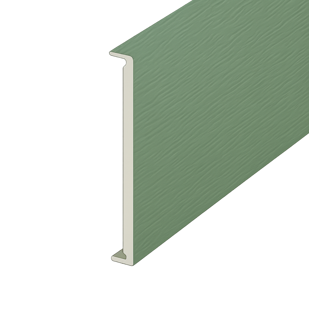 Chartwell Green Woodgrain Double Edged Fascia Board - Length 5m x Width 450mm