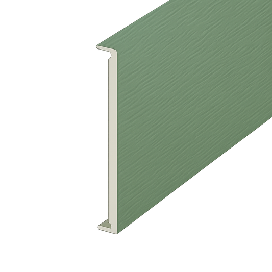 Chartwell Green Woodgrain Double Edged Fascia Board - Length 5m x Width 450mm
