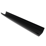 Aquaflow Black Square Gutter - 114mm x Length 4m